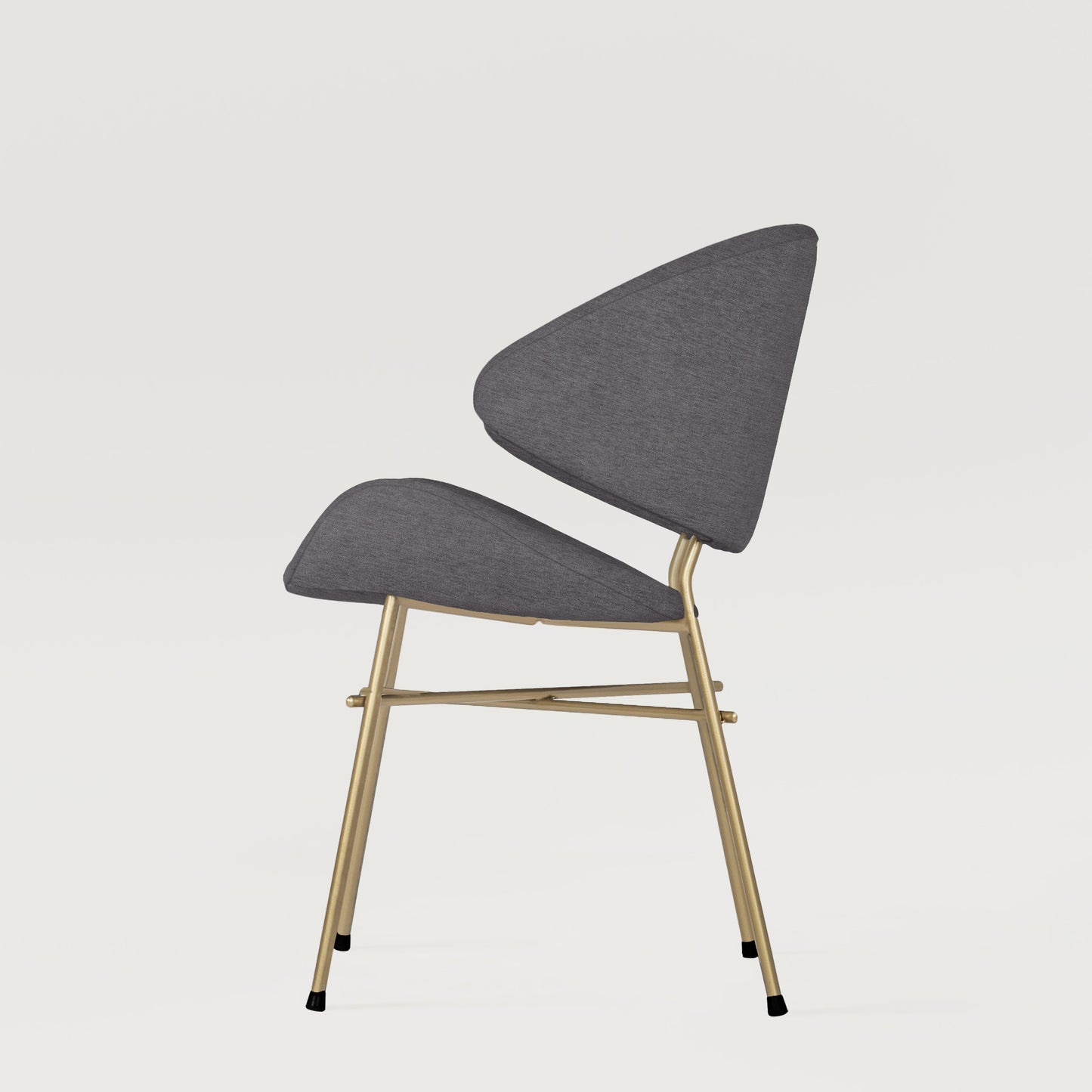 Chair Cheri Maero Gold - Dark Grey