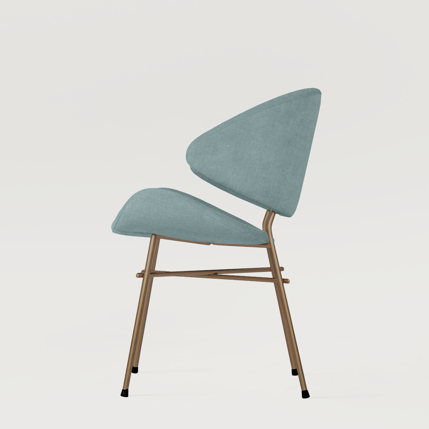 Chair Cheri Trend Copper - Light Blue