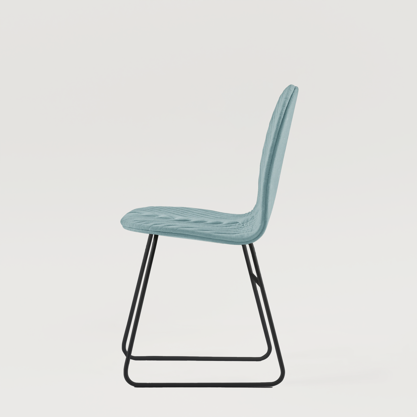Chair Mannequin 02 Black - Light Blue