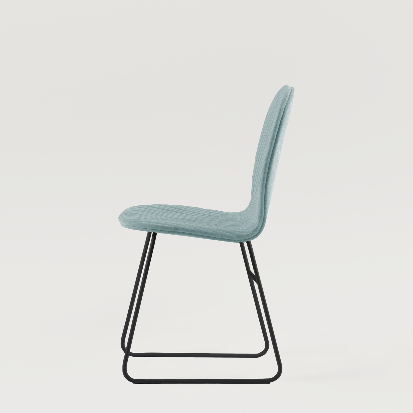 Chair Mannequin 02 Black - Light Blue