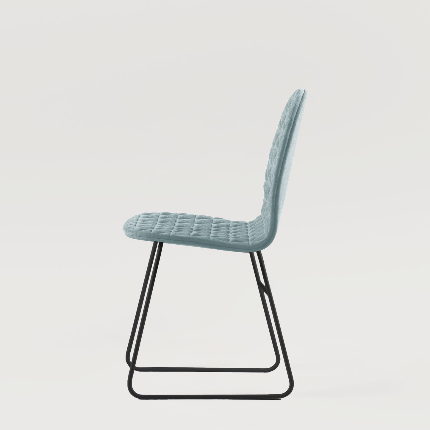 Chair Mannequin 02 Black - Light Blue