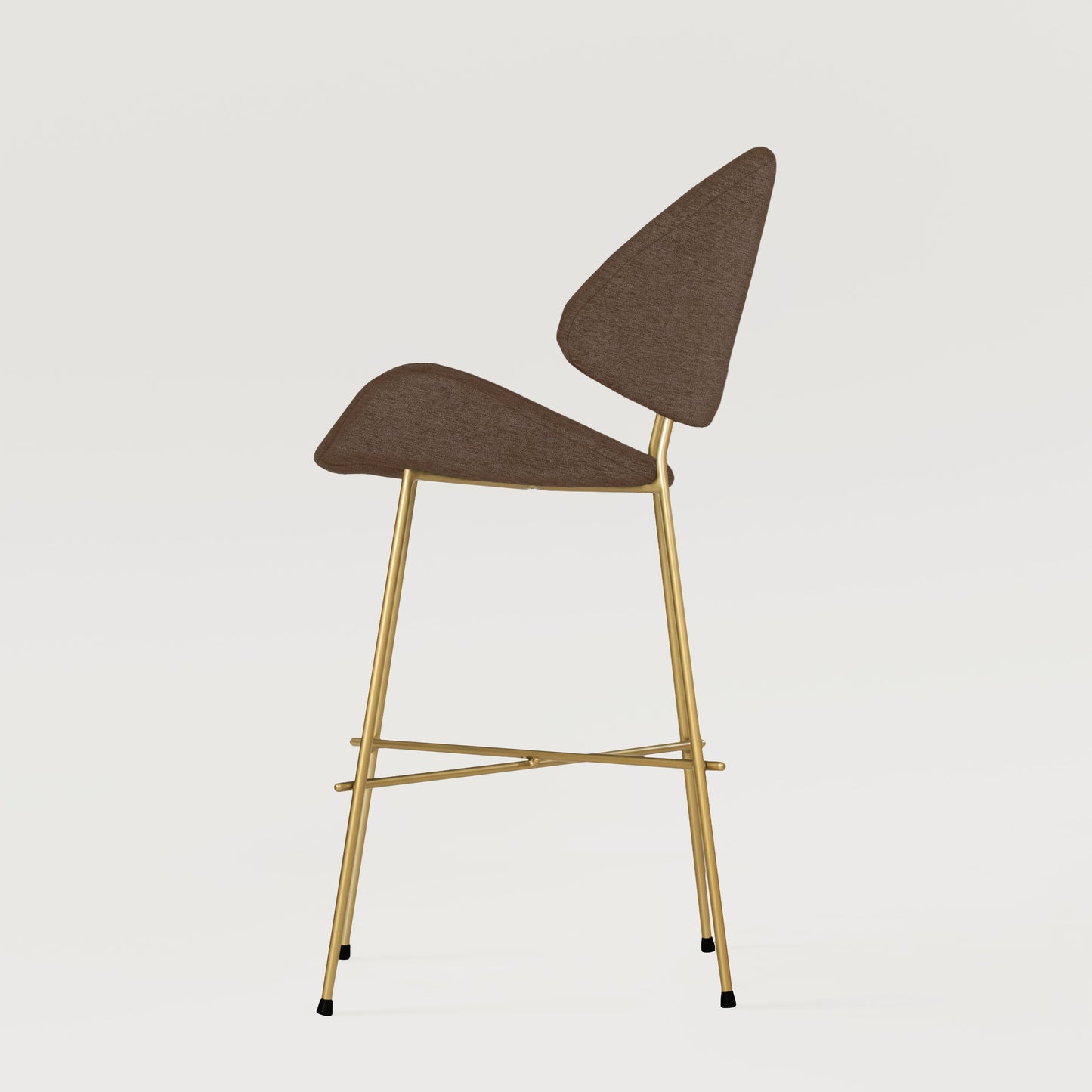 Bar stool Cheri Bar Maero Gold Low - Brown