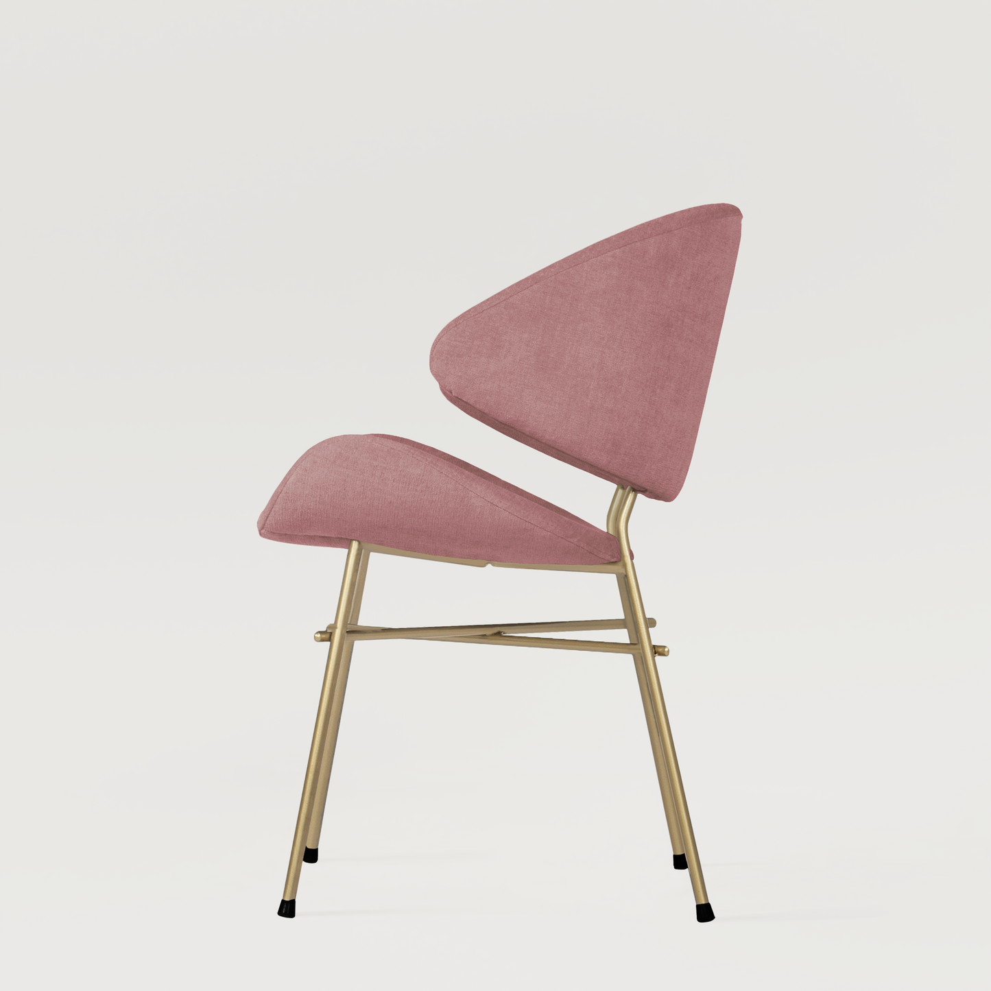 Chair Cheri Trend Gold - Dusty Rose