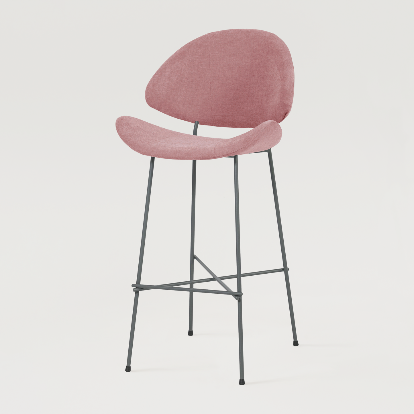 Bar stool Cheri Bar Trend High - Dusty Rose