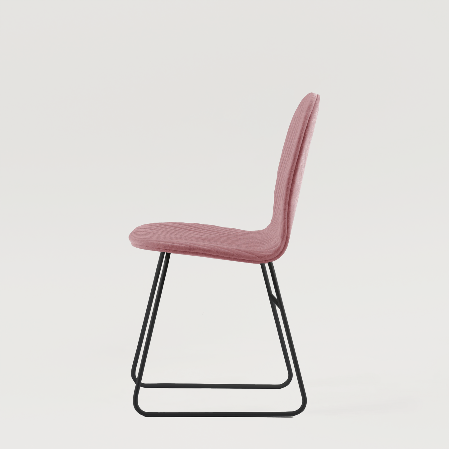 Chair Mannequin 02 Black - Dusty Rose