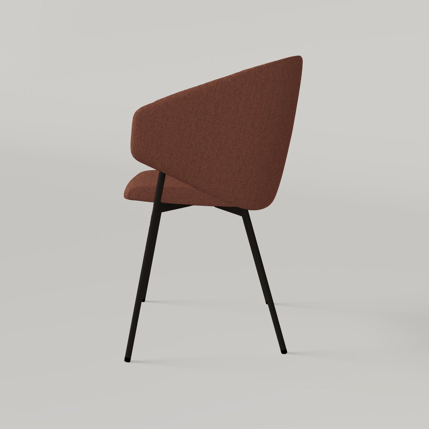 Chair Throne Alvaro - Brick Red