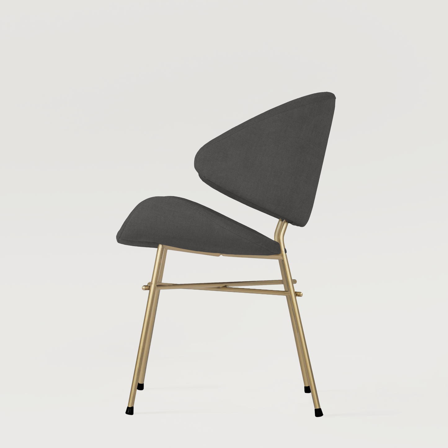 Chair Cheri Trend Gold - Dark Grey