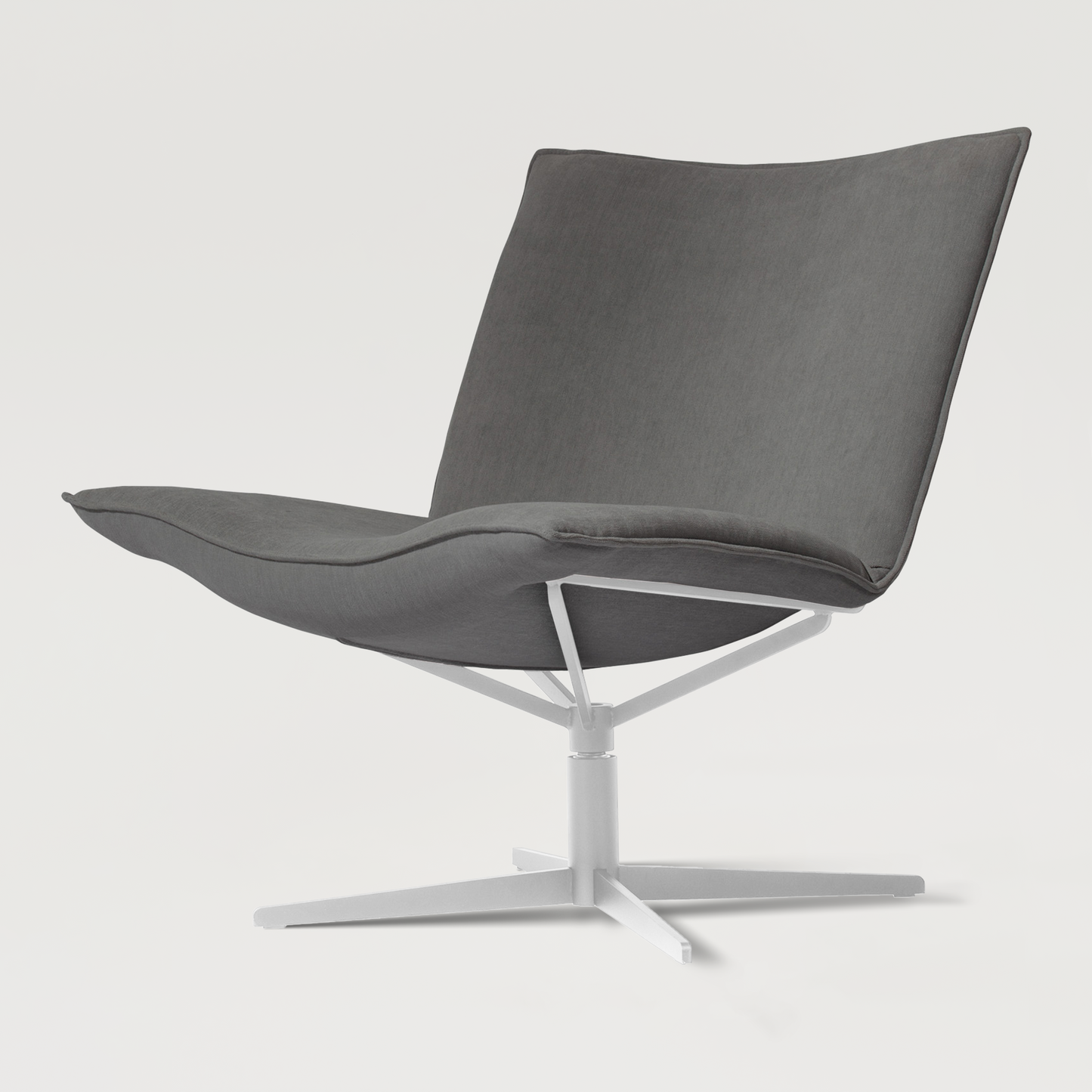 Armchair Mac.B White - Dark Grey