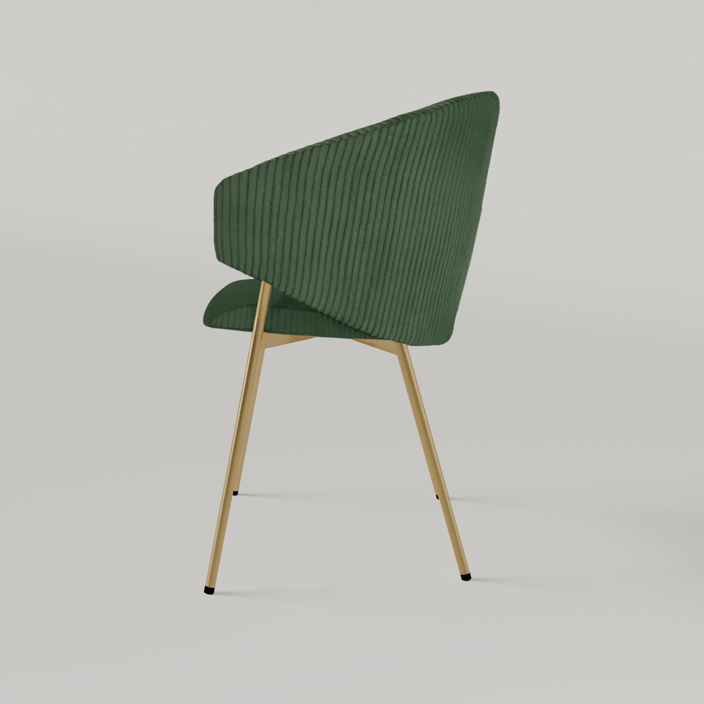 Chair Throne Cord Gold - Dark Green
