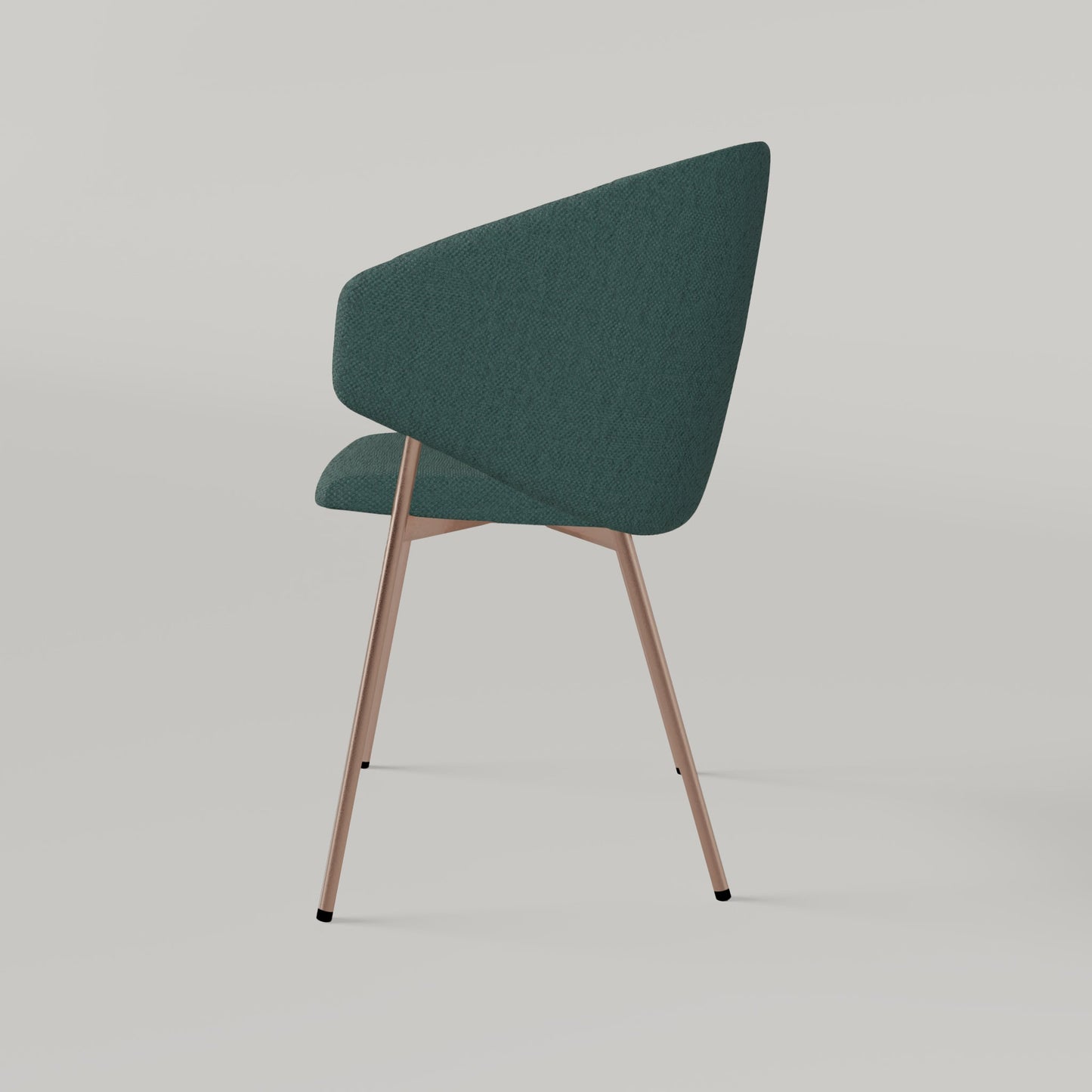 Chair Throne Alvaro Copper - Turquoise