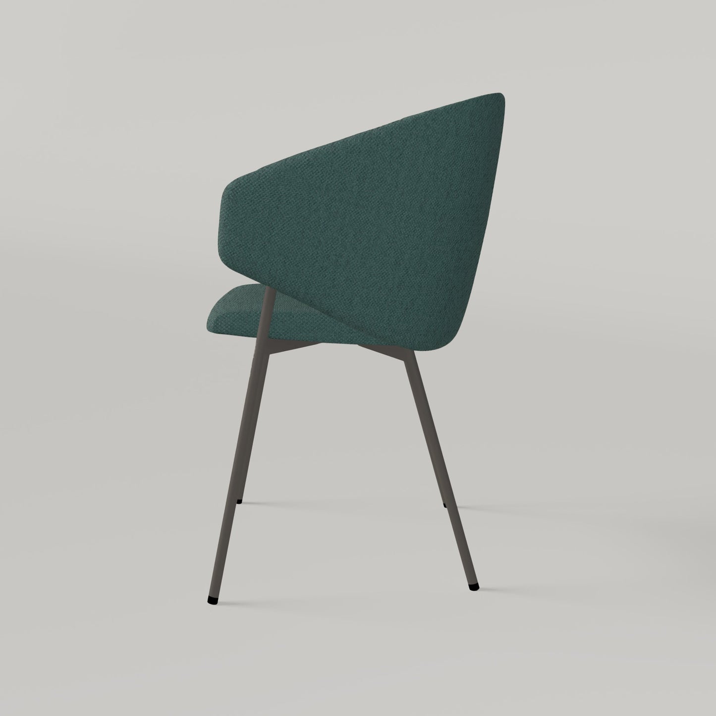 Chair Throne Alvaro Grey - Turquoise