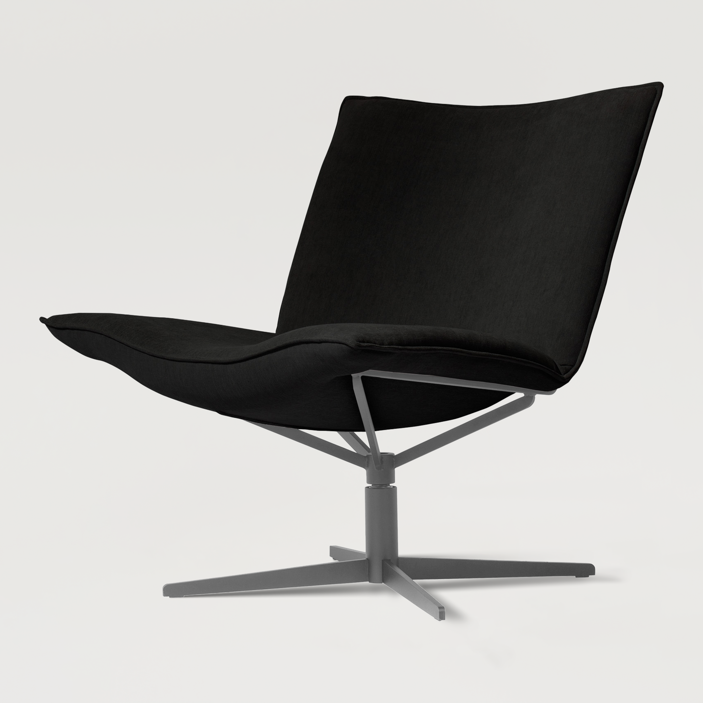 Armchair Mac.B Grey - Black