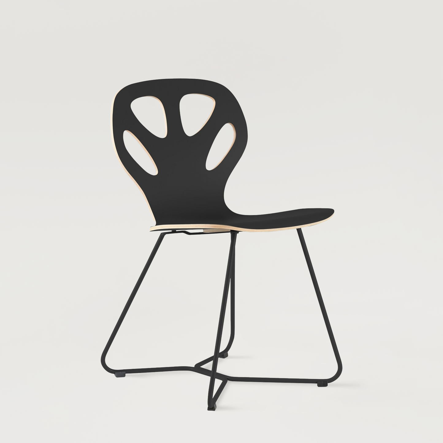 Chair Maple M02 - Black