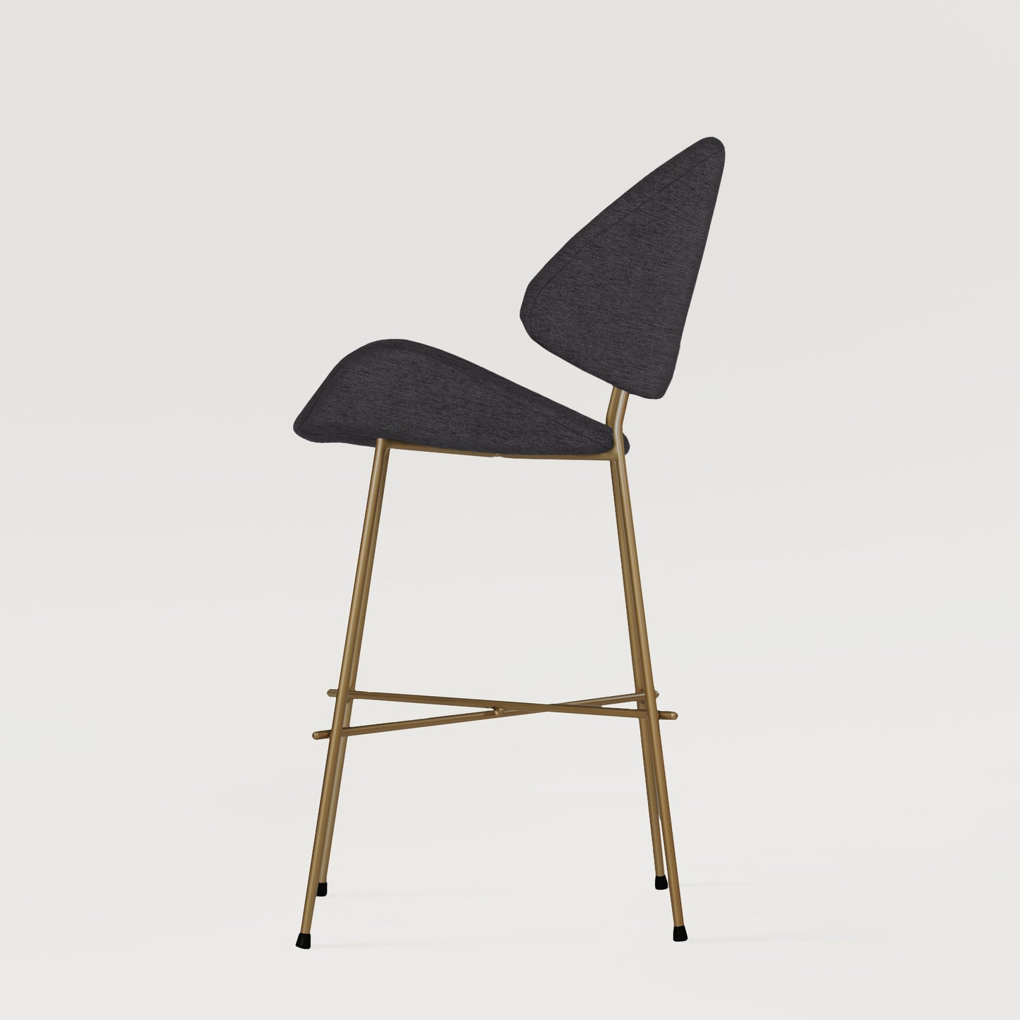 Bar stool Cheri Bar Maero Copper Low - Black