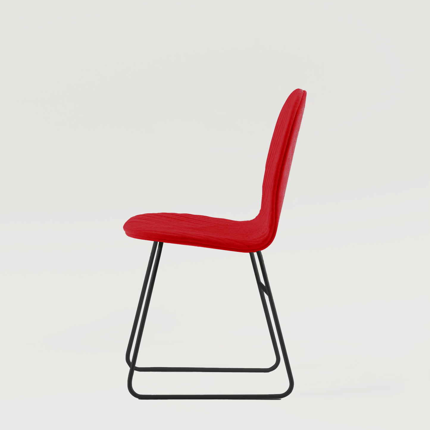 Chair Mannequin 02 Black - Red
