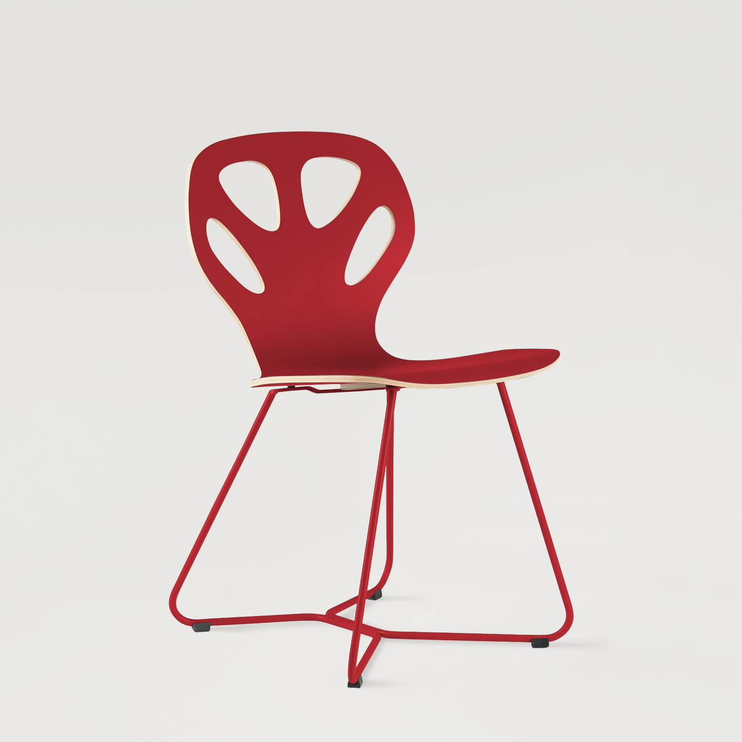 Chair Maple M02 - Red