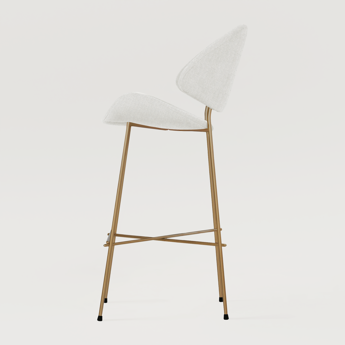 Bar stool Cheri Bar Trend Copper High - Ecru