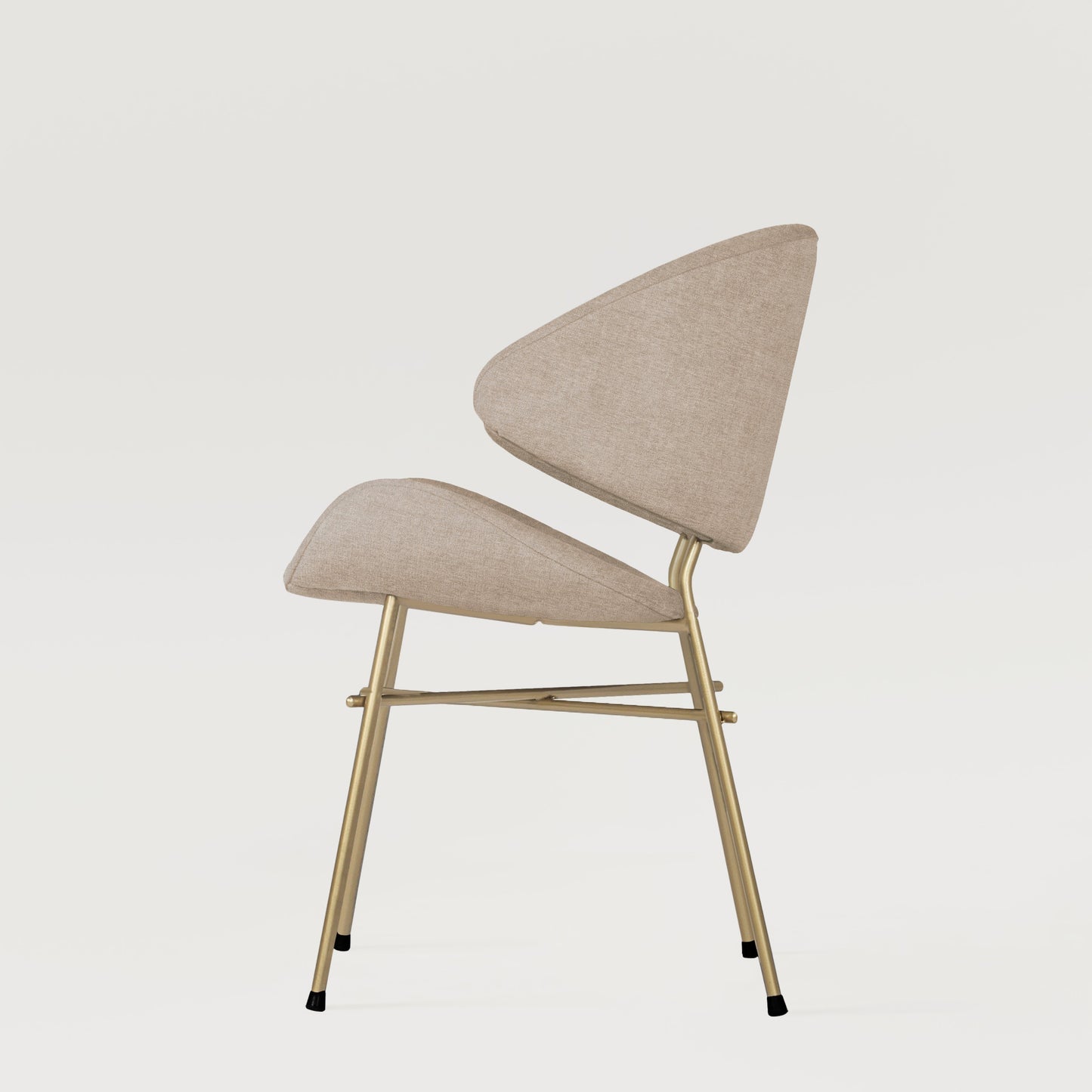 Chair Cheri Maero Gold - Ecru