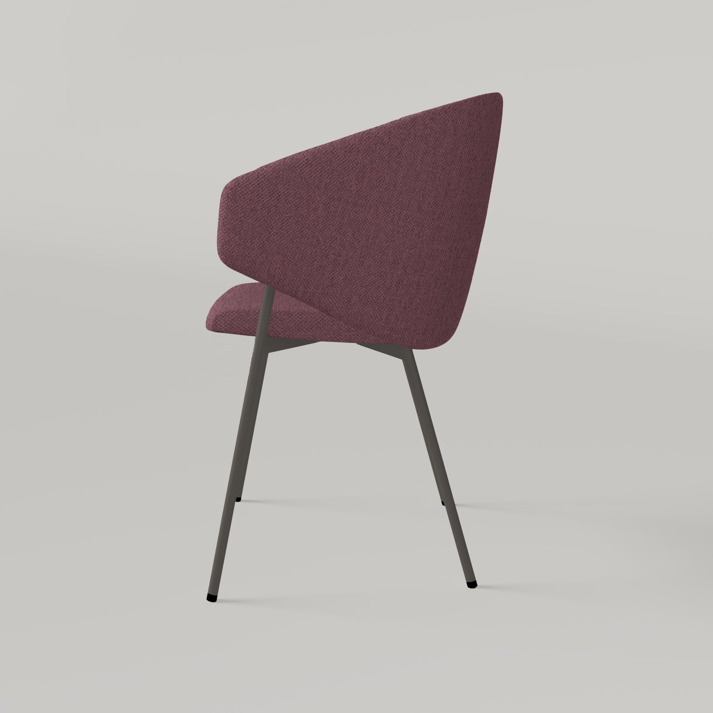Chair Throne Alvaro Grey - Dusty Rose