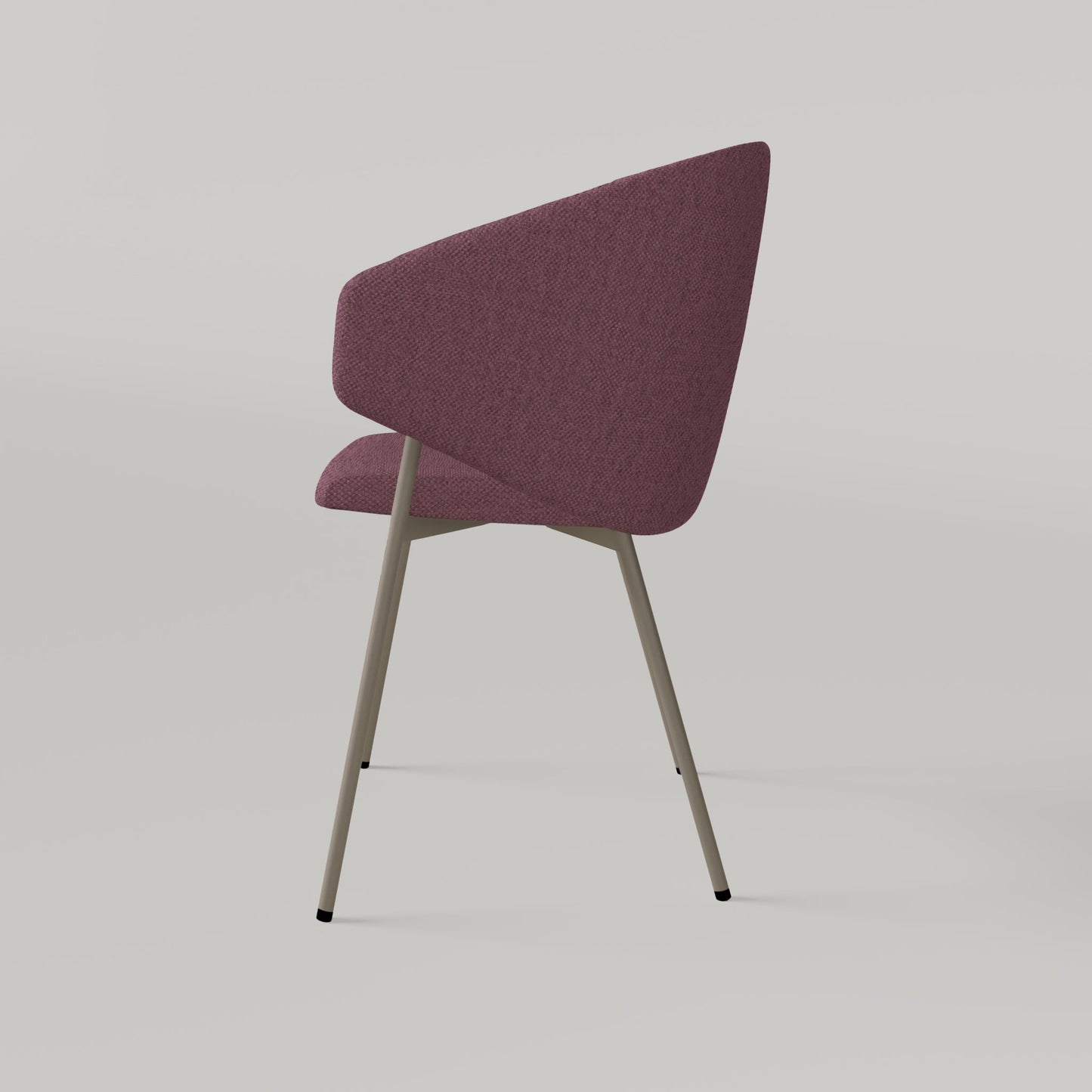 Chair Throne Alvaro Bronze - Dusty Rose