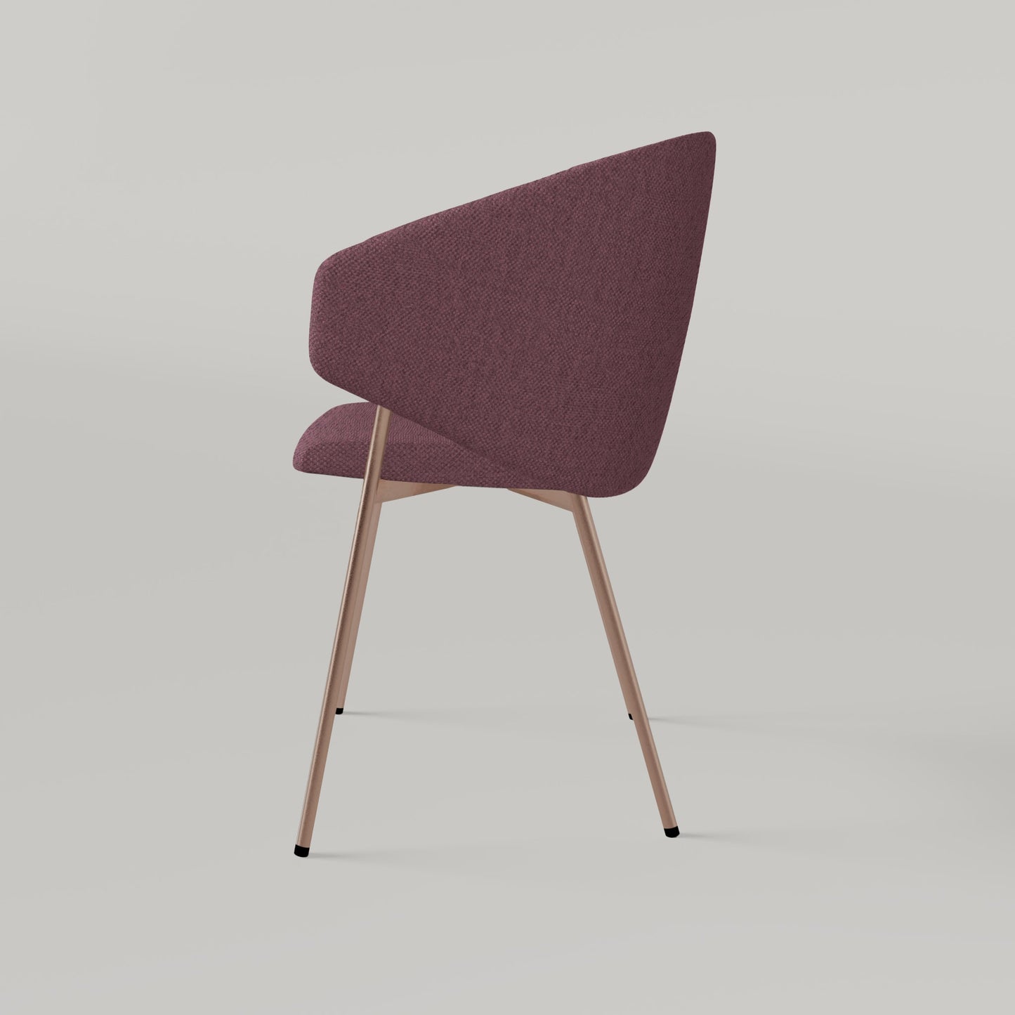 Chair Throne Alvaro Copper - Dusty Rose