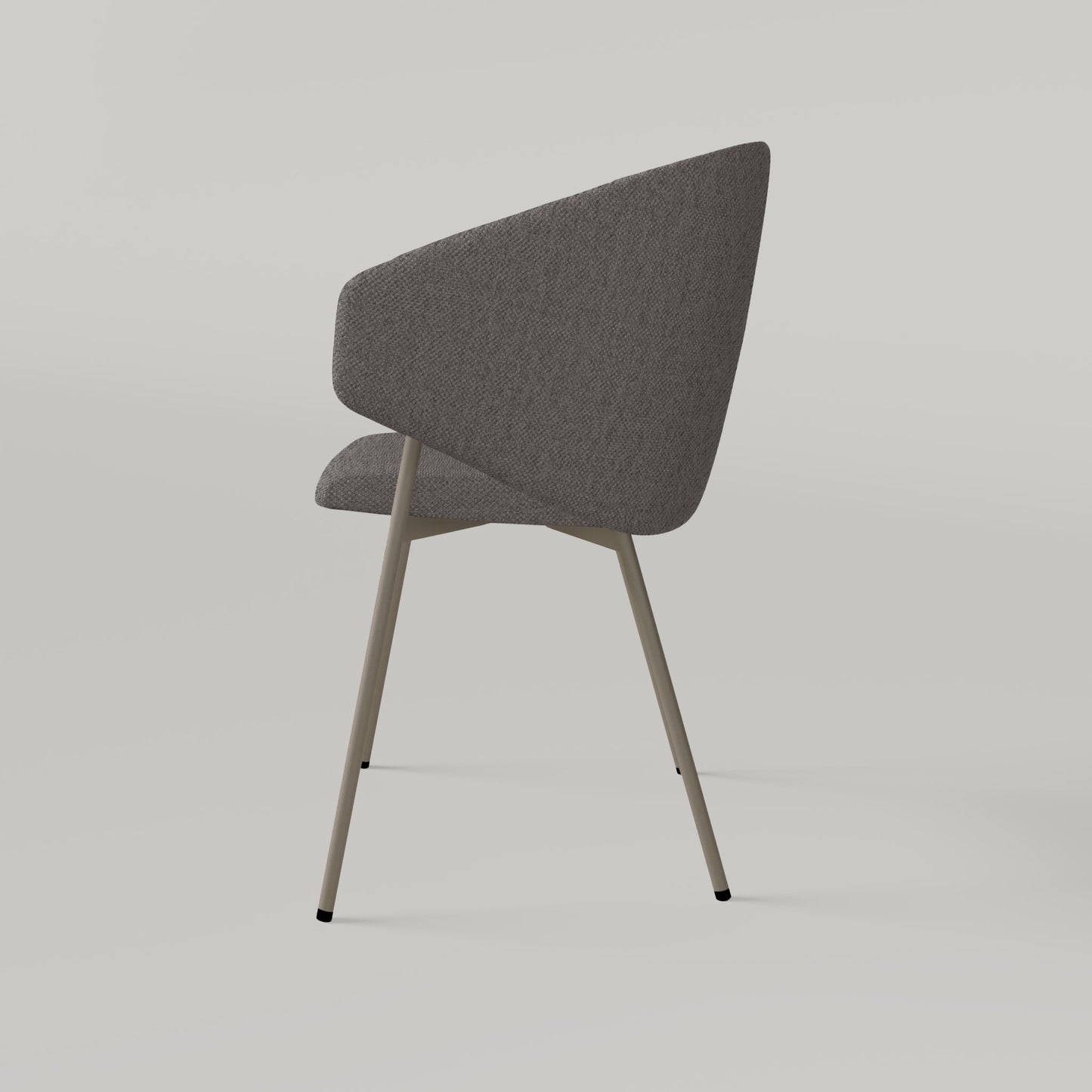 Chair Throne Alvaro Bronze - Coffee