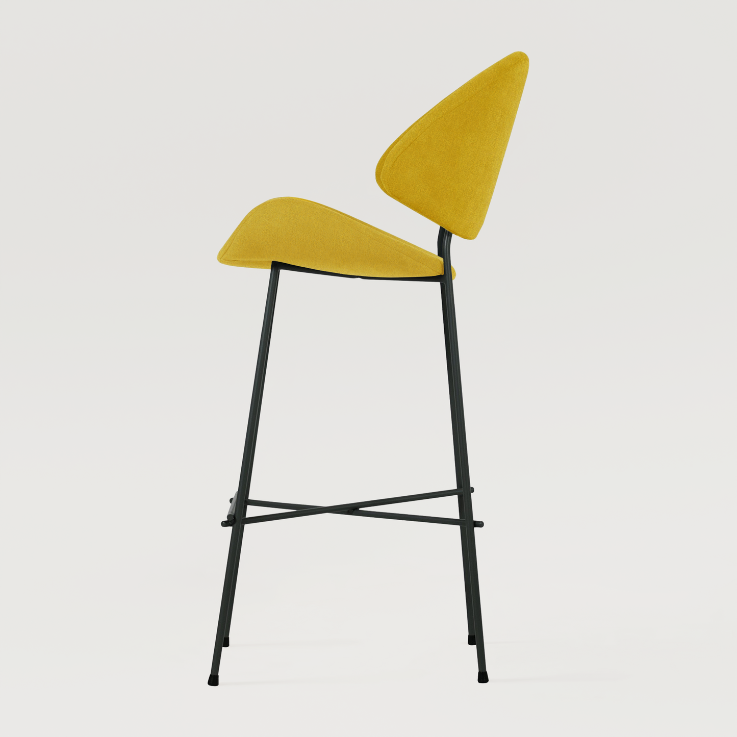 Bar stool Cheri Bar Trend High - Mustard