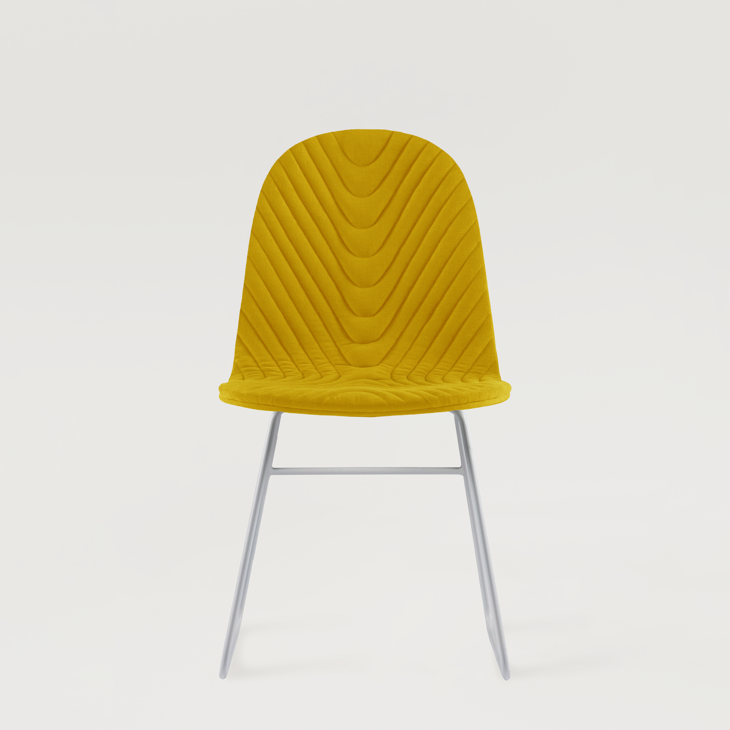 Chair Mannequin 02 White - Mustard