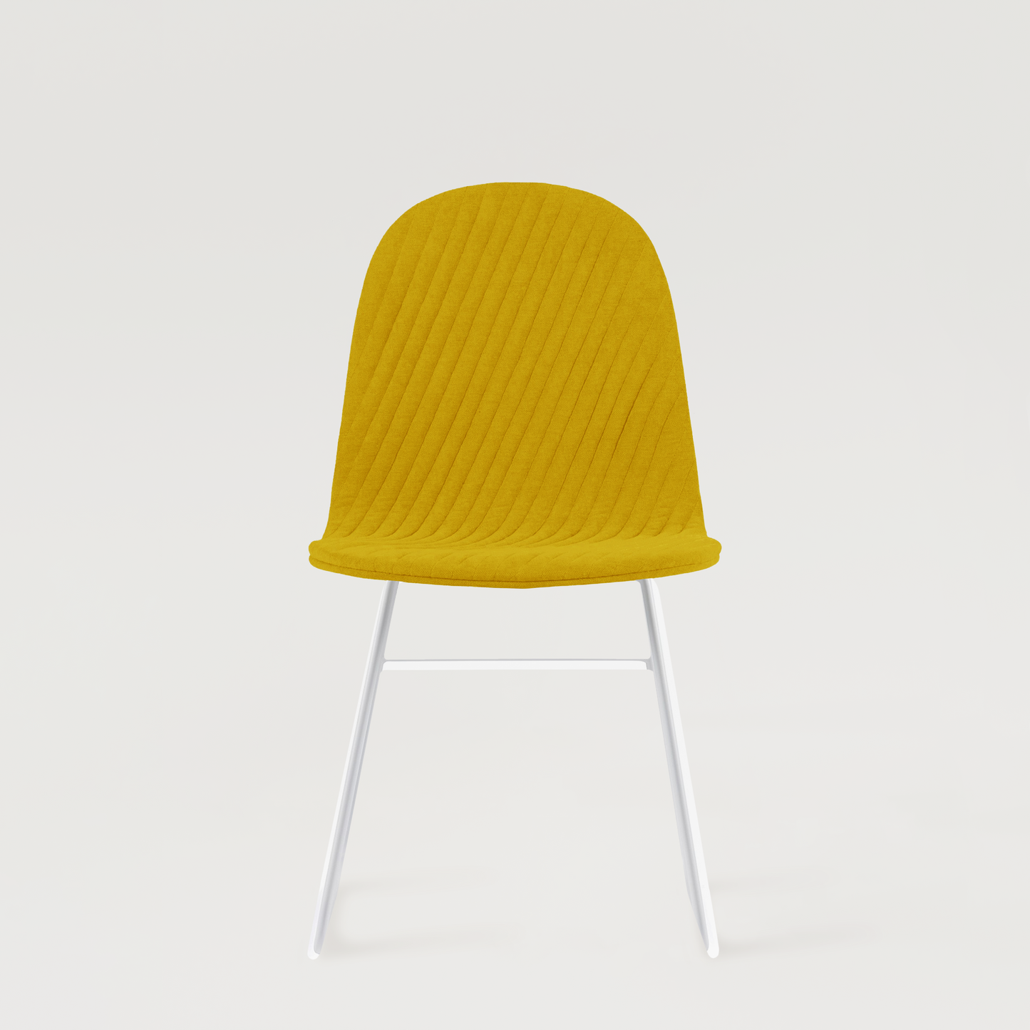 Chair Mannequin 02 White - Mustard