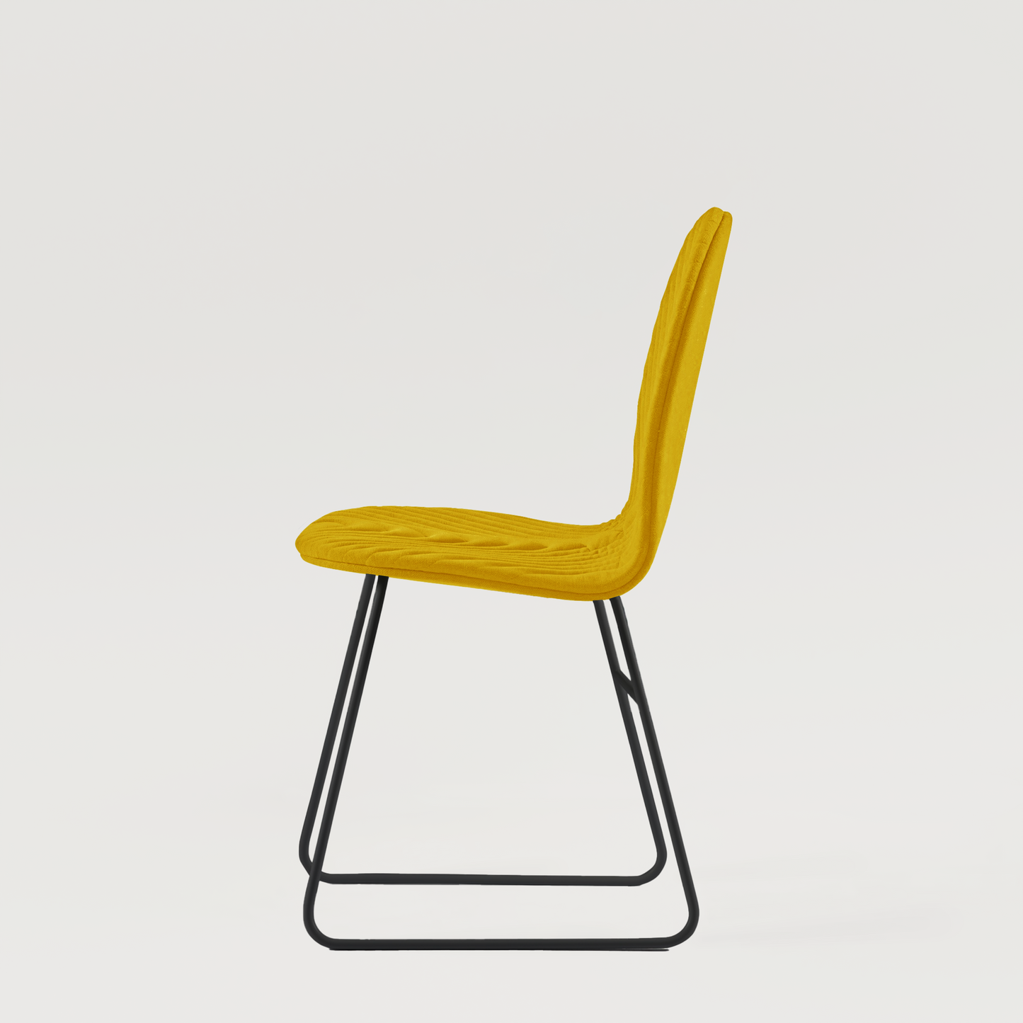 Chair Mannequin 02 Black - Mustard