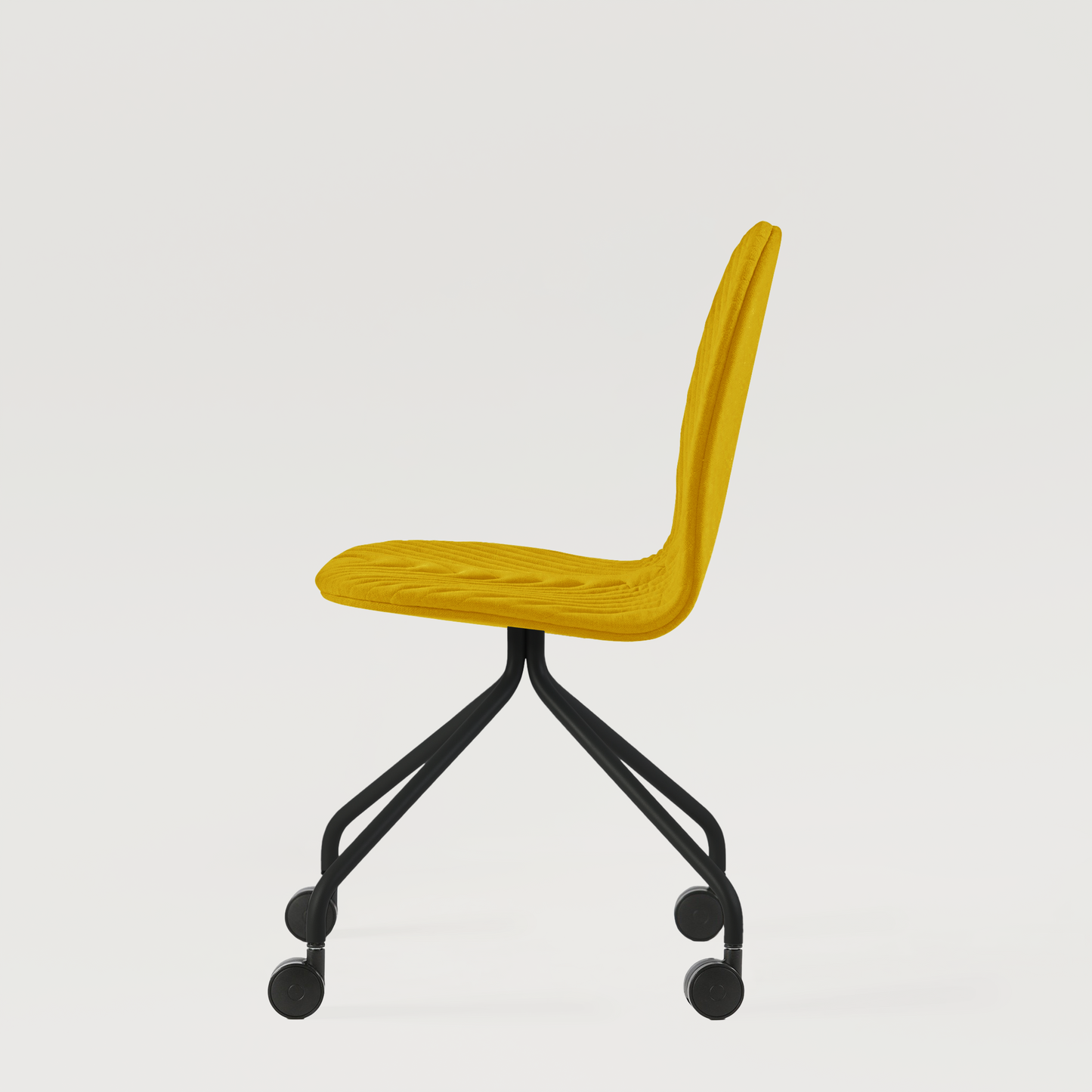 Chair Mannequin 04 Black - Mustard