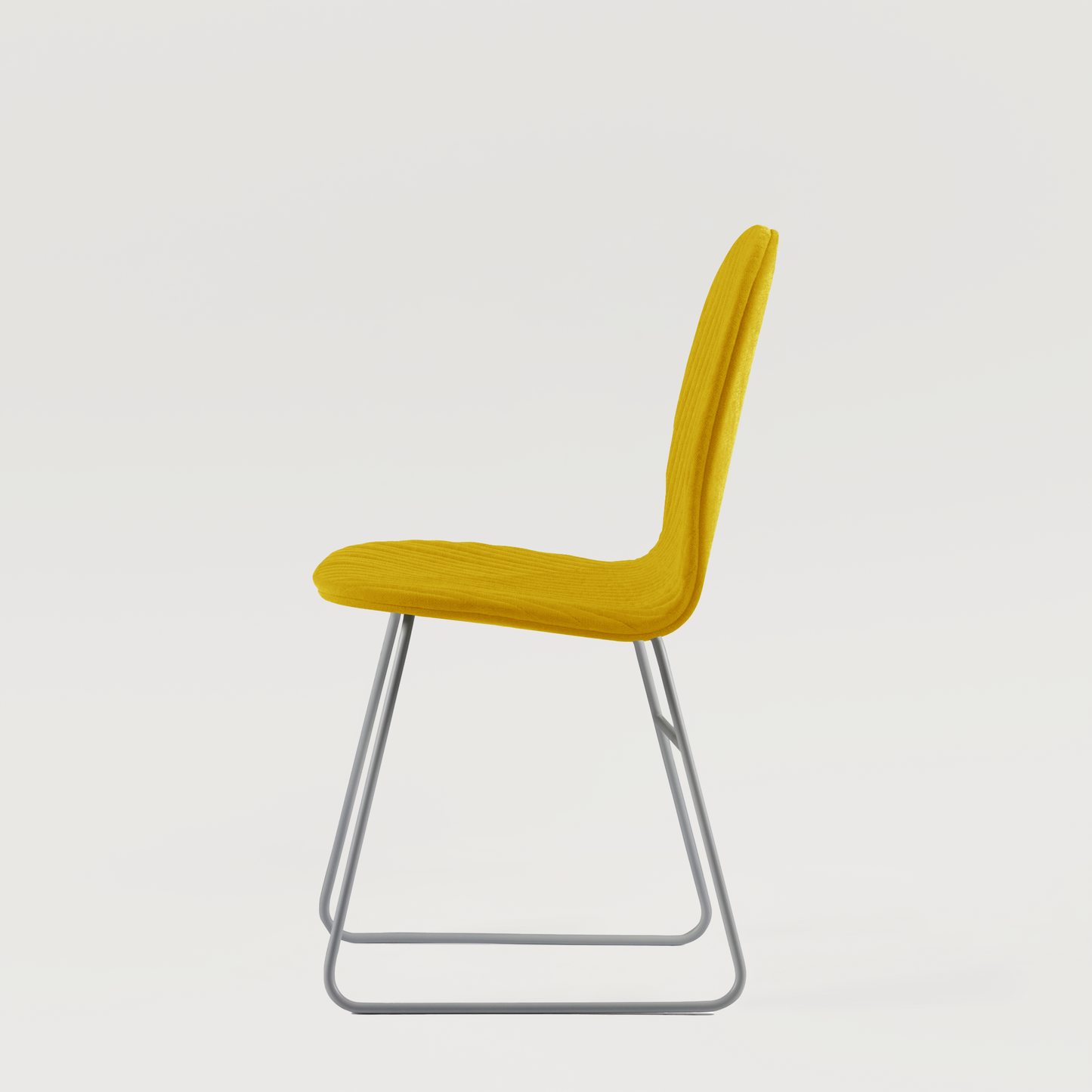 Chair Mannequin 02 Grey - Mustard
