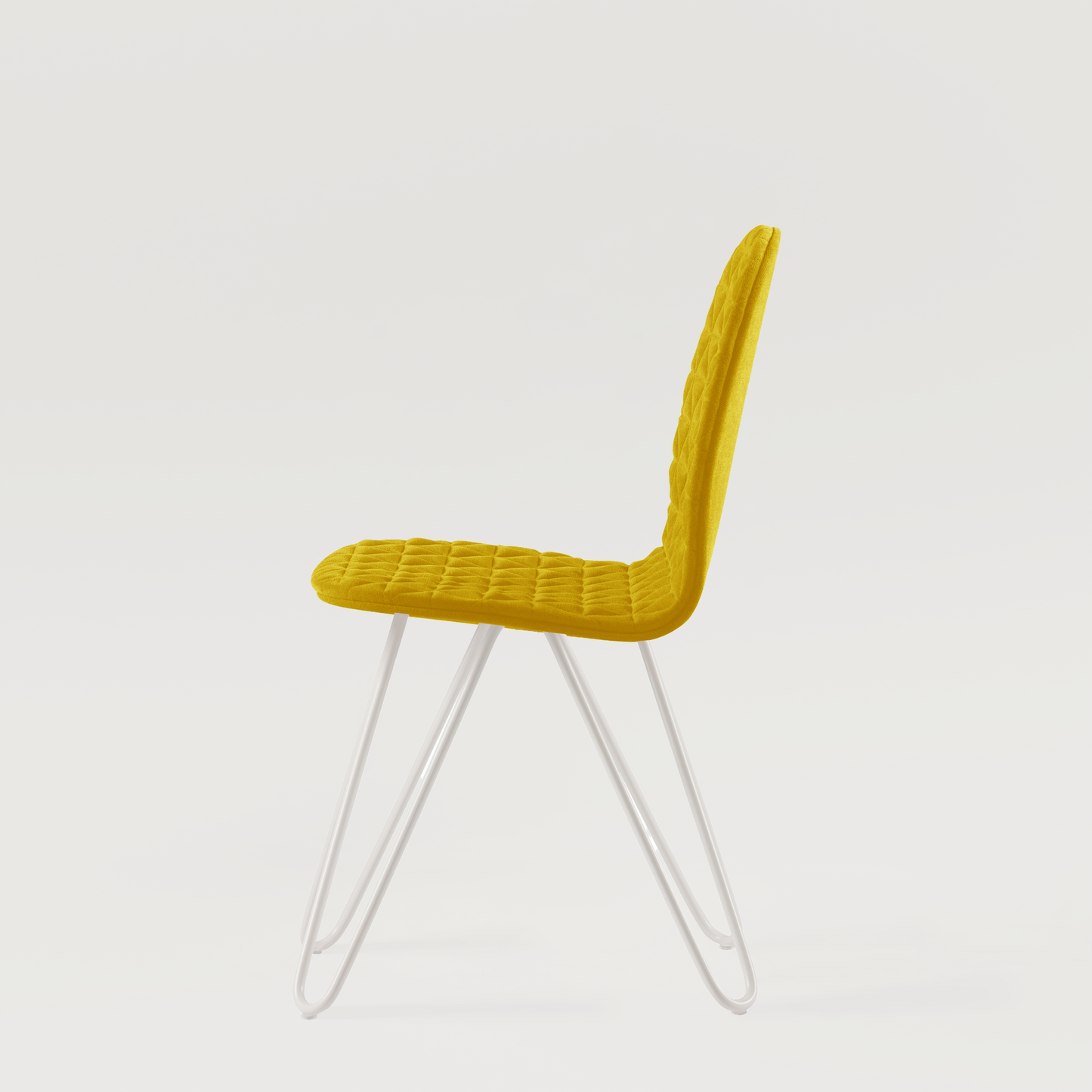 Chair Mannequin 03 White - Mustard
