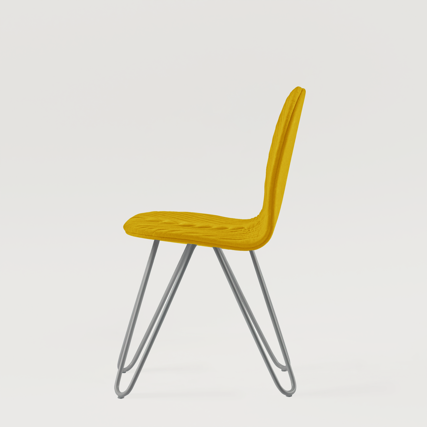 Chair Mannequin 03 Grey - Mustard