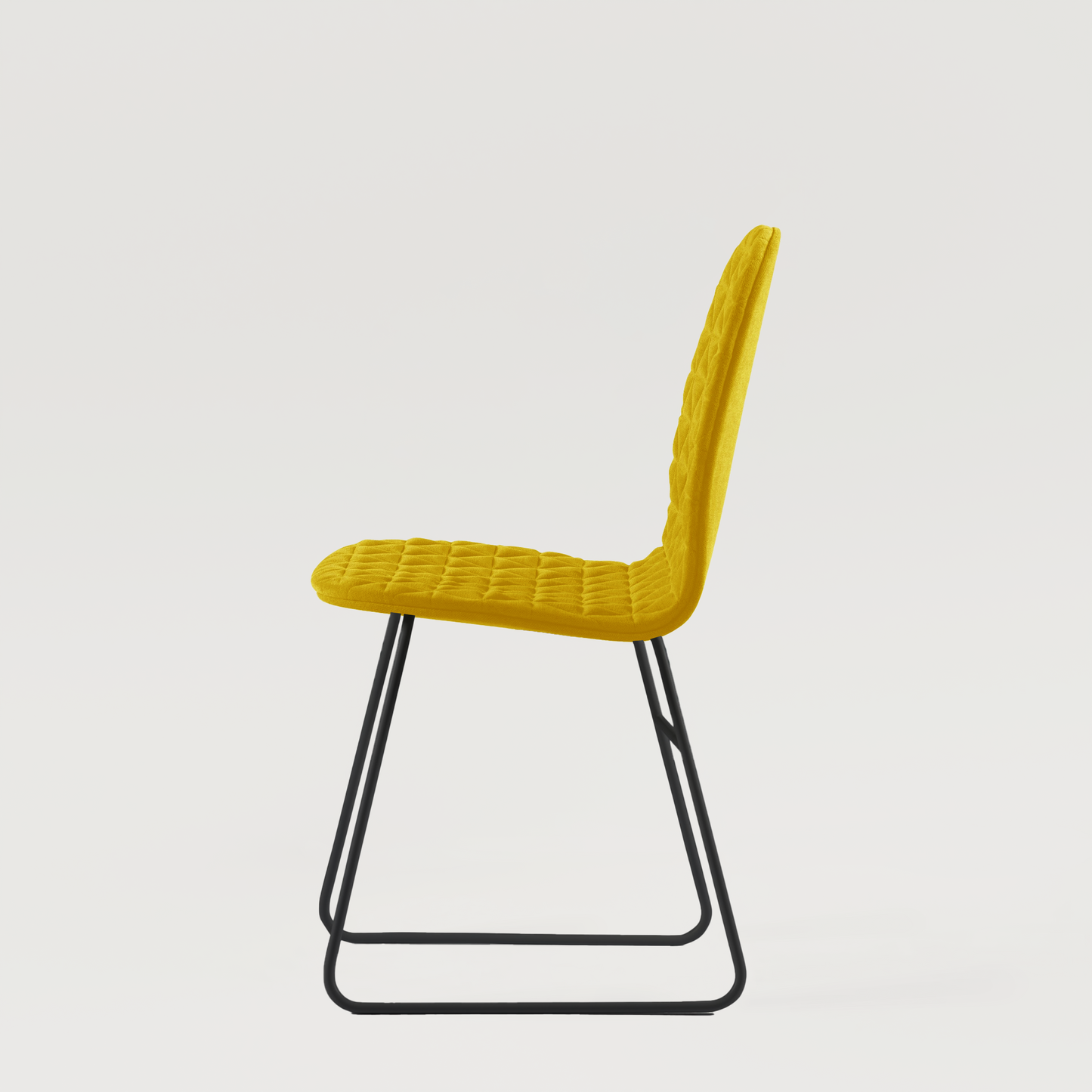 Chair Mannequin 02 Black - Mustard