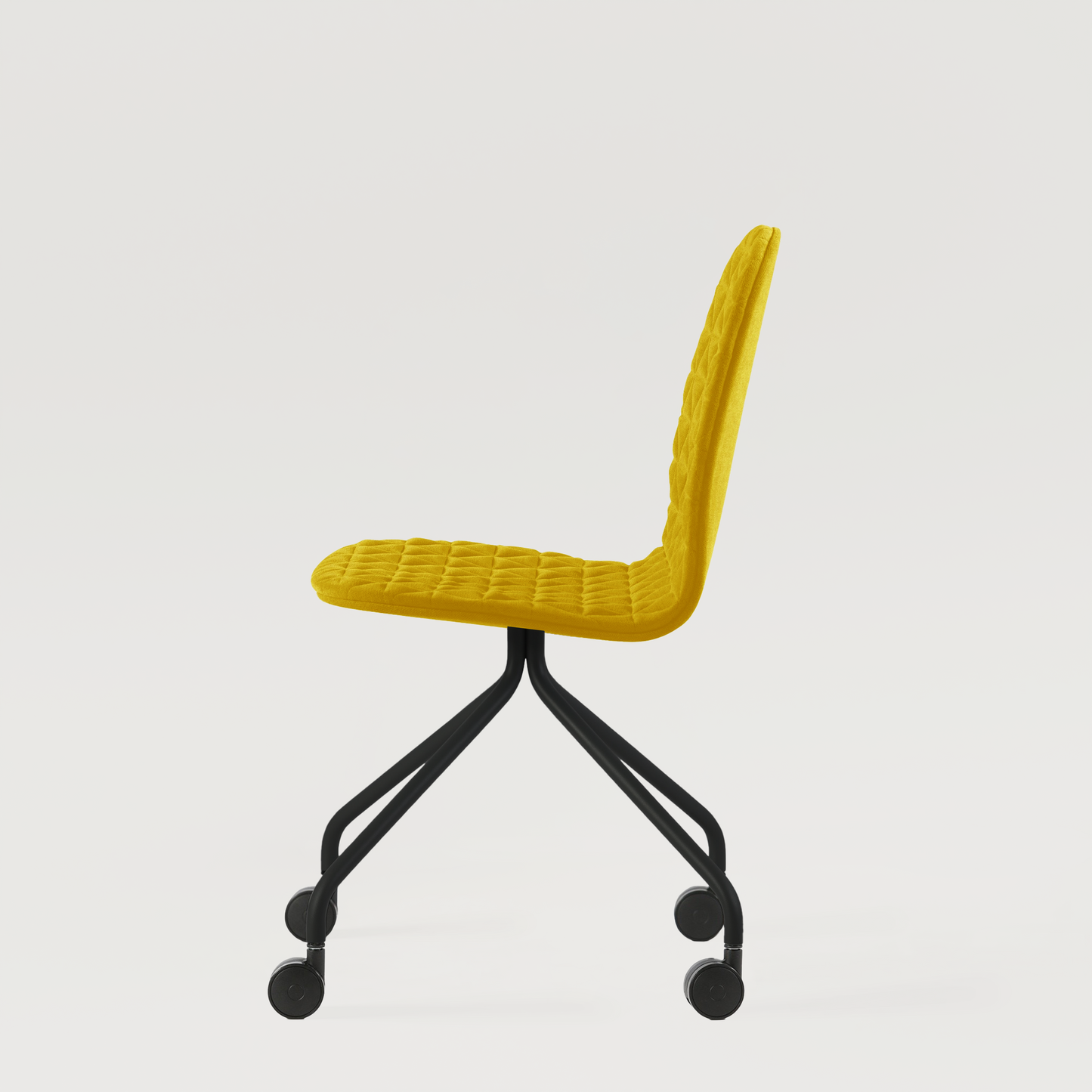 Chair Mannequin 04 Black - Mustard