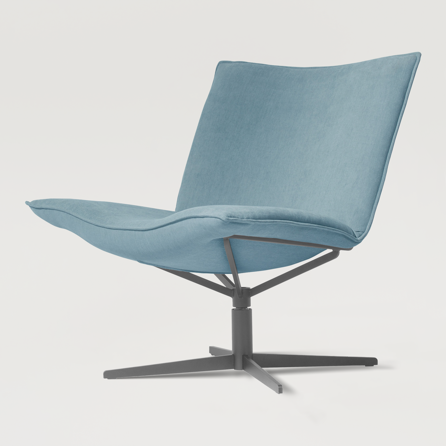 Armchair Mac.B Grey - Light Blue