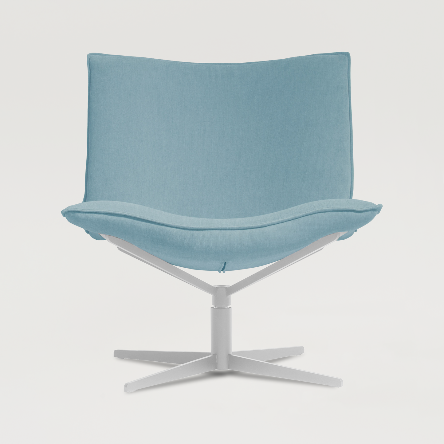 Armchair Mac.B White - Light Blue