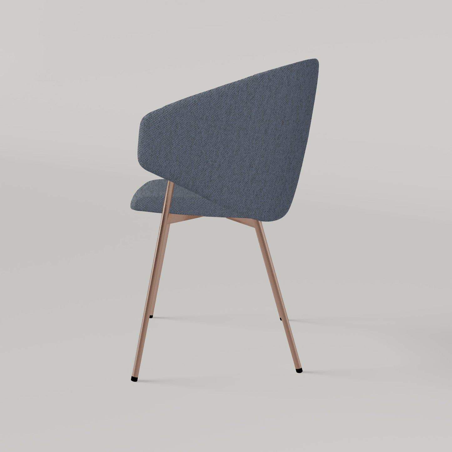 Chair Throne Alvaro Copper - Blue