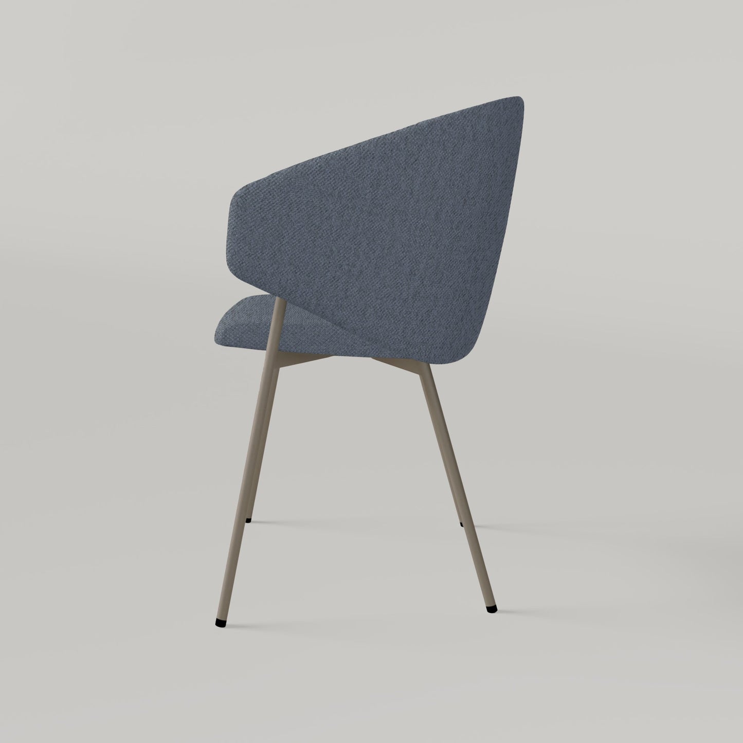 Chair Throne Alvaro Bronze - Blue