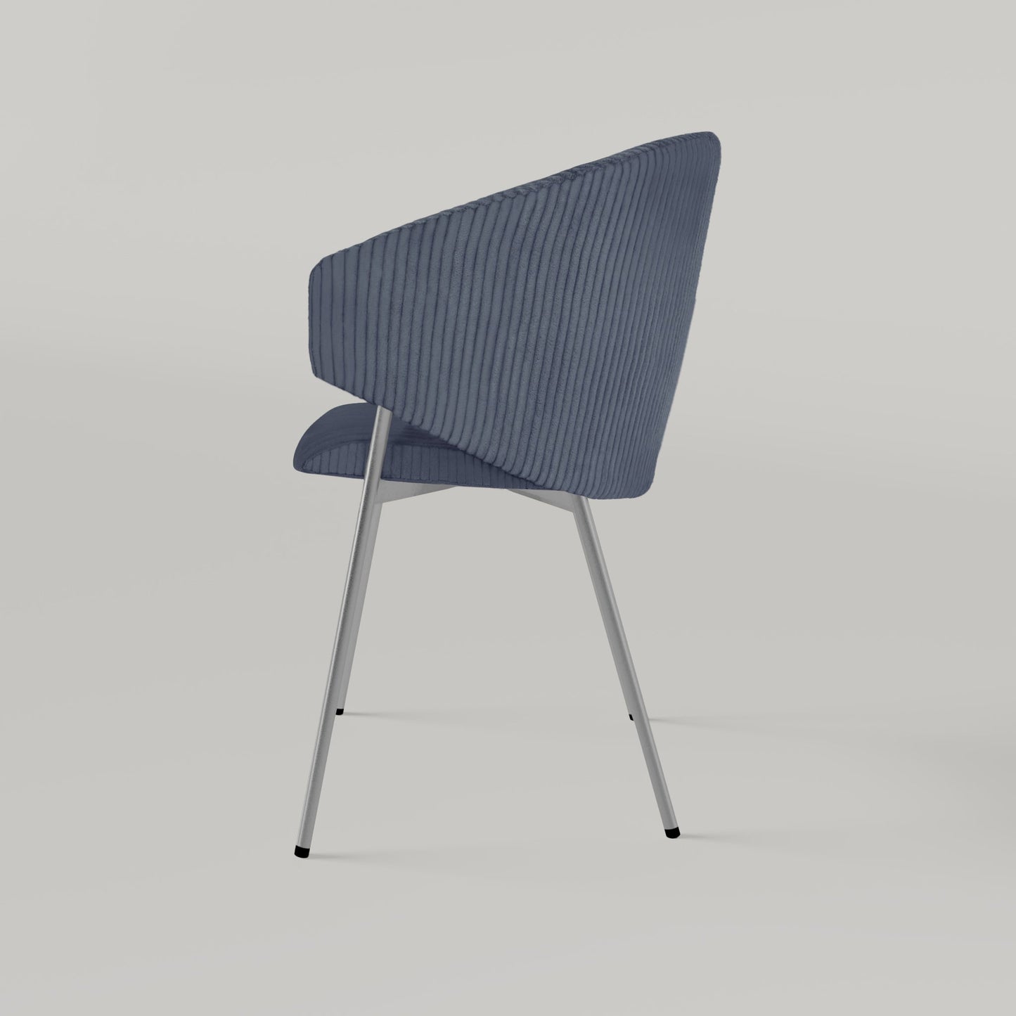 Chair Throne Cord Chrome - Blue Demin
