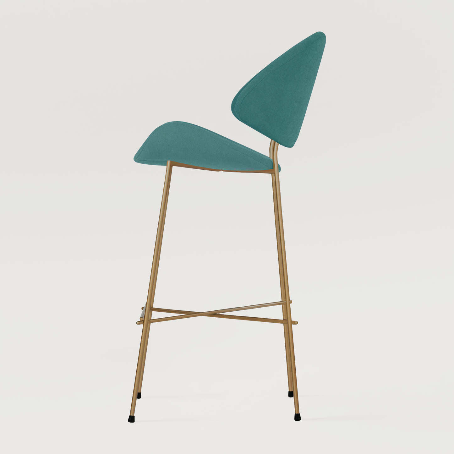 Bar stool Cheri Bar Trend Copper High - Turquoise