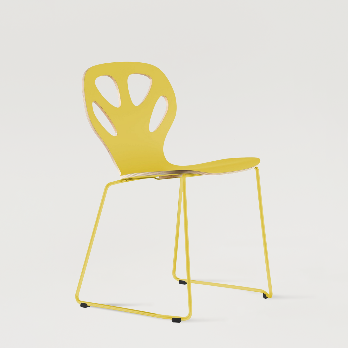 Chair Maple M01 - Yellow