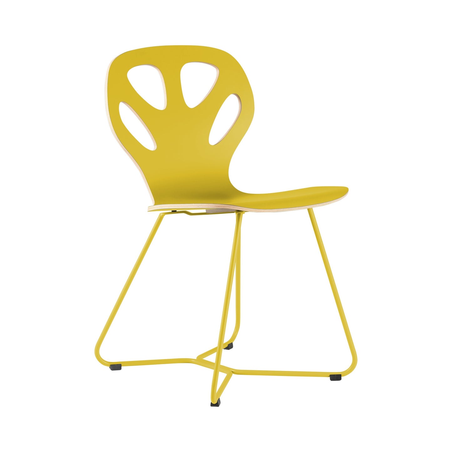 Chair Maple M02 - Yellow