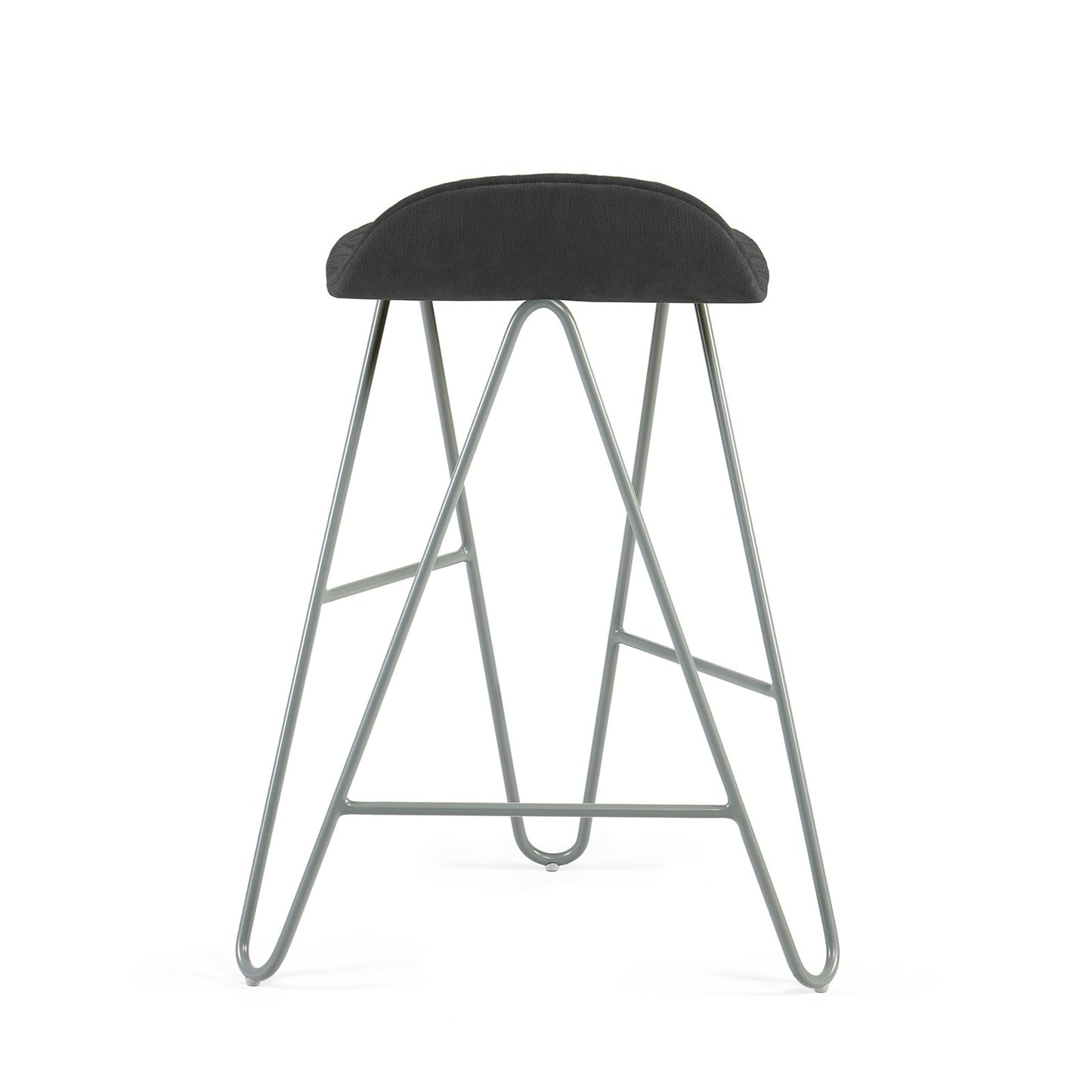 Bar stool Mannequin Bar 02 Low - Dark Grey
