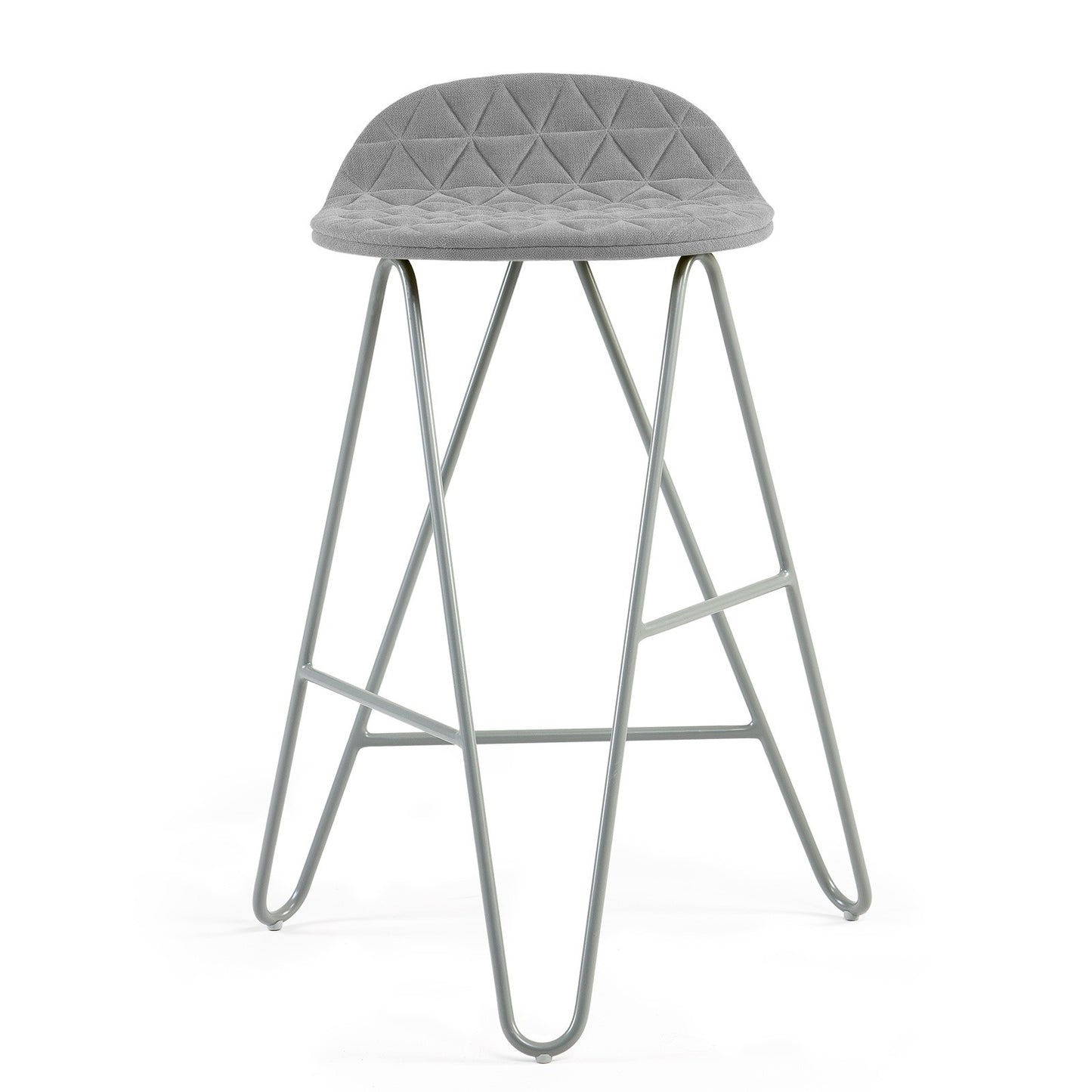 Bar stool Mannequin Bar 02 Low - Light Grey