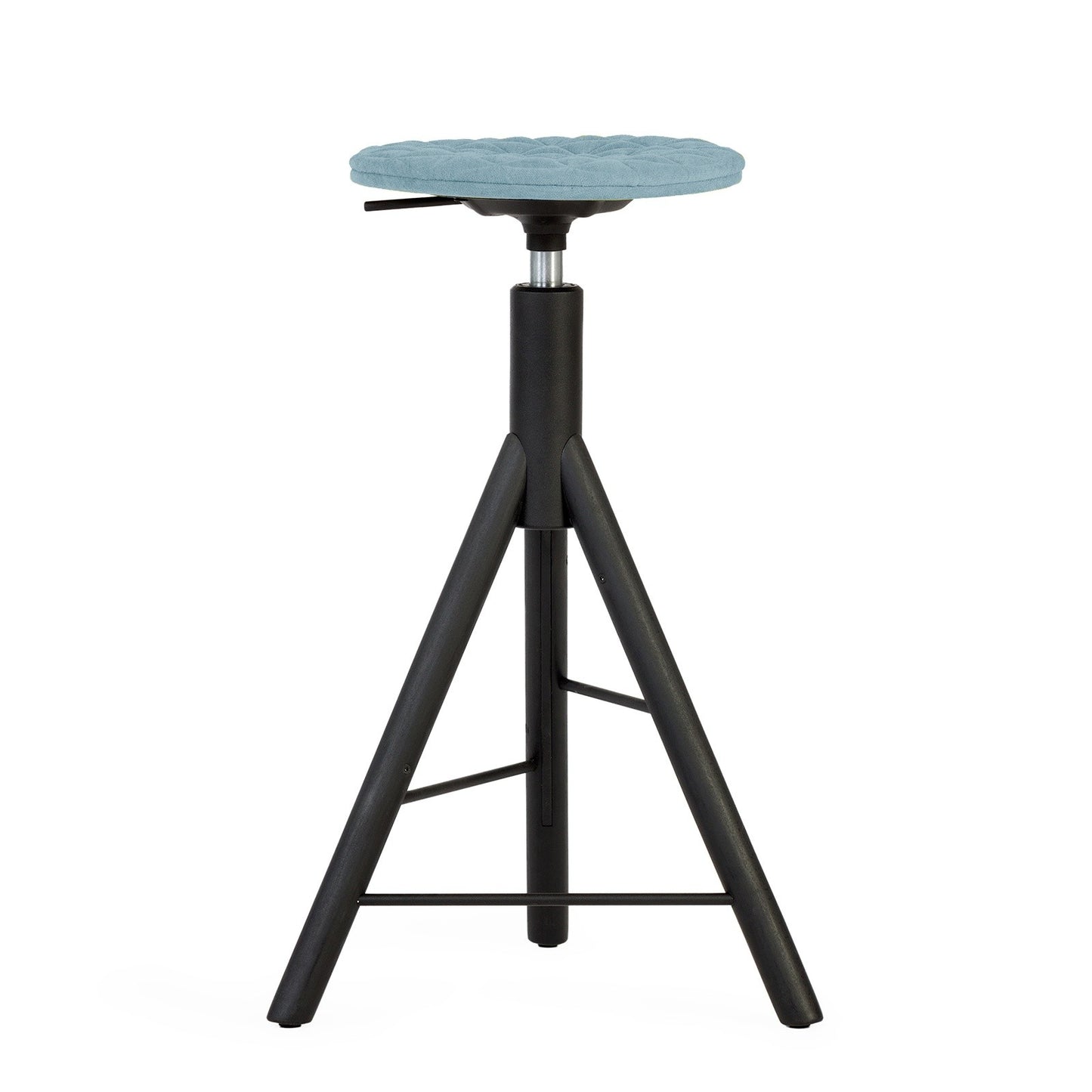 Bar stool Mannequin Bar 01 black - Light Blue