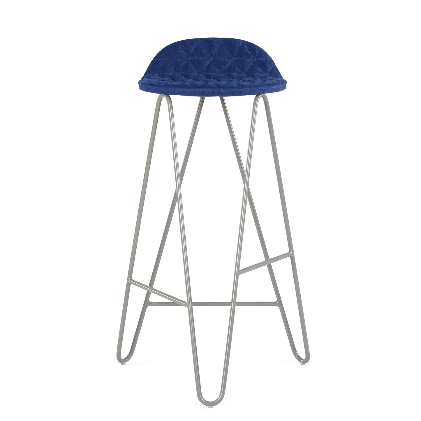 Bar stool Mannequin Bar 02 High - Navy Blue