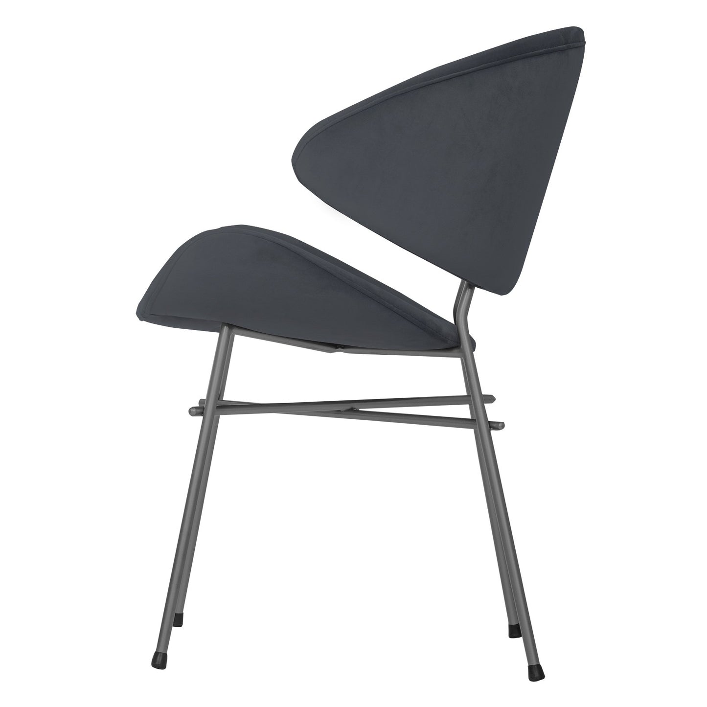 Chair Cheri Velours - Dark Grey