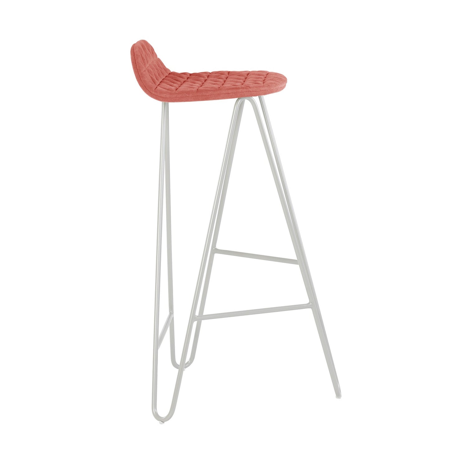 Bar stool Mannequin Bar 02 High - Coral